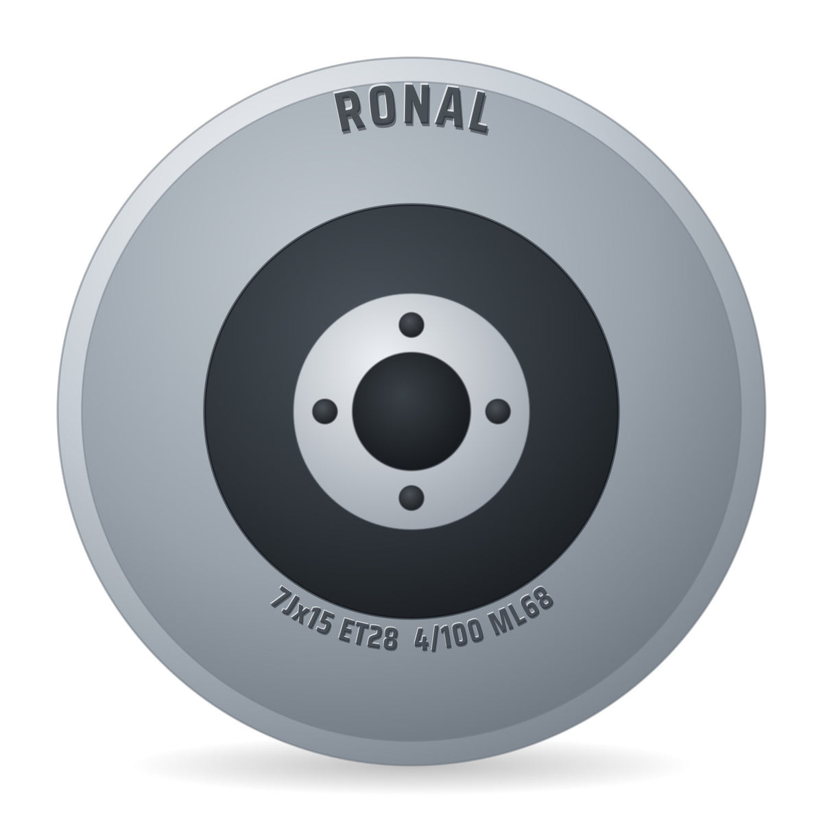 Ronal RR10 REV-R bronze matt Alufelge 7x15 Zoll ET28 LK 4x100 ML68