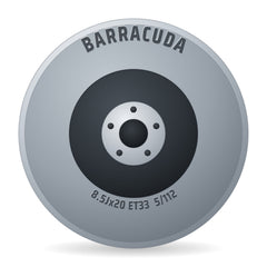 Barracuda Ultralight Three Schwarz Glanz Flashbronze Felge 8.5x20 Zoll ET33 LK 5x112