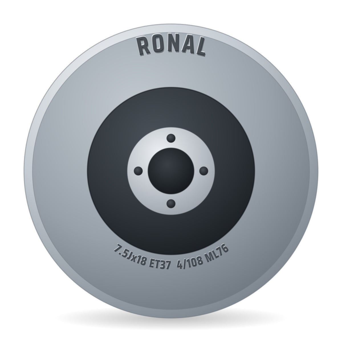 Ronal R73 REV-R bronze matt Alufelge 7.5x18 Zoll ET37 LK 4x108 ML76