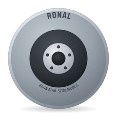 Ronal R73 REV-R bronze matt Alufelge 8x18 Zoll ET40.1 LK 5x112 ML66.5