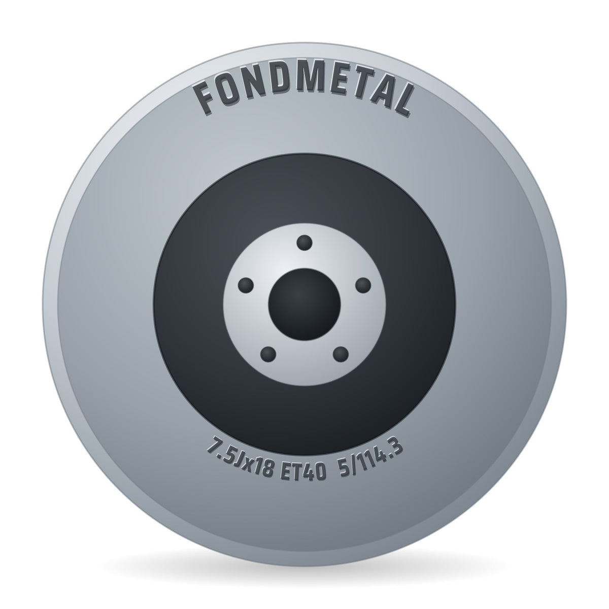 Fondmetal Koros Felge 7.5x18 Zoll ET40 LK 5x114.3