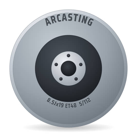 Arcasting Gotica Matt Bronze Felge 8.5x19 Zoll ET48 LK 5x112