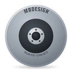 Mbdesign KV1 grau matt Alufelge 9x20 Zoll ET21 LK 5x108 ML75