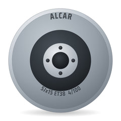 Alcar FE AC 4001 KPZ RE515032 SRD 154606 Felge 5x15 Zoll ET38 LK 4x100