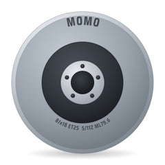 Momo Five matt titan polished Alufelge 8x18 Zoll ET25 LK 5x112 ML79.6