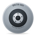 DELTA 4x4 WP Black Matt Alufelge 8x17 Zoll ET40 LK 5x120 ML72.6