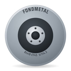 Fondmetal RF06085 9RR NB75 Felge 8x18 Zoll ET45 LK 5x114.3