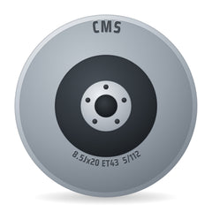 CMS GPC17 MB66.5 Diamond Matt Black wintertauglich Felge 8.5x20 Zoll ET43 LK 5x112