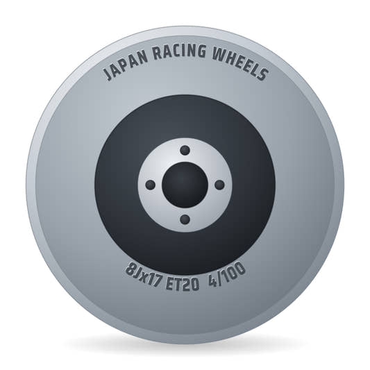 Japan Racing Wheels JR49 -40 67.1 Felge 8x17 Zoll ET20 LK 4x100